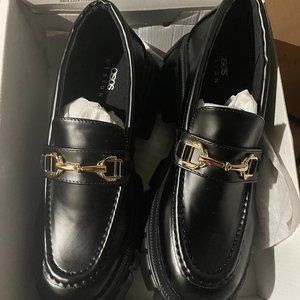 ASOS Design Magnus Chunky Loafers in Black